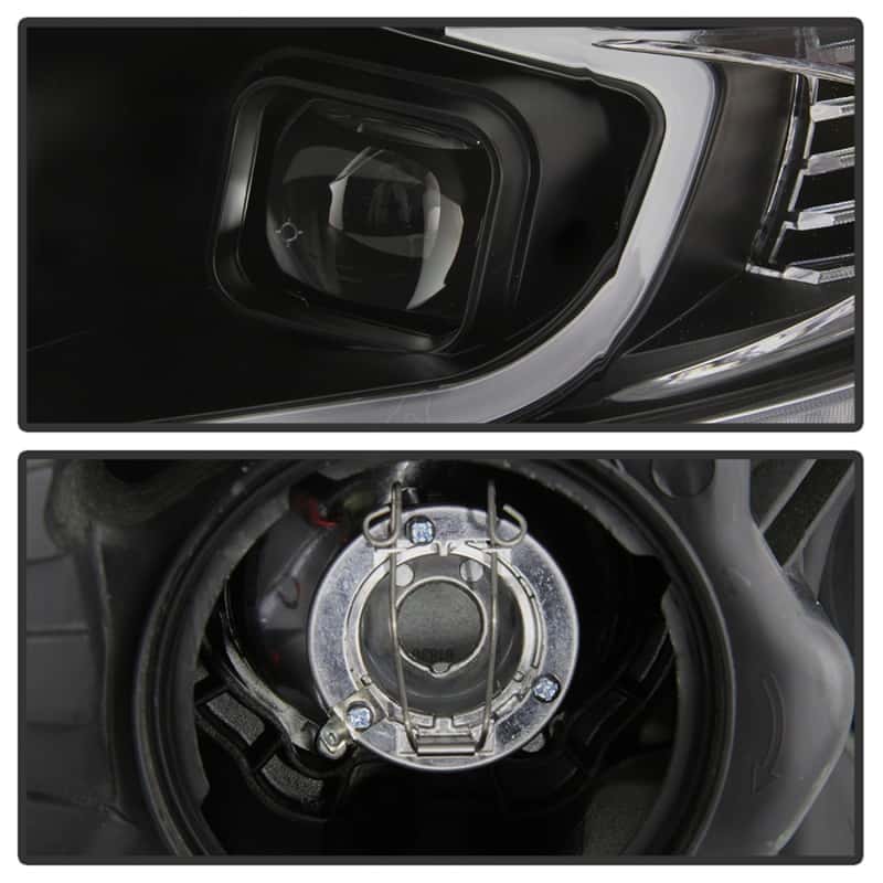 SPYDER — xTune 09-14 Acura TSX Projector Headlights - Light Bar DRL - Black (PRO-JH-ATSX09-LB-BK)
Head Light Set - view 4