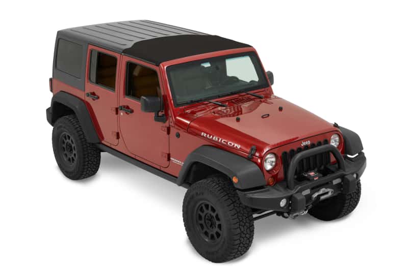 Bestop — Bestop 07-18 Jeep Wrangler JK Sunrider For Hardtop (Premium Black Twill 2-Door Or 4-Door)
Sunrider - view 2