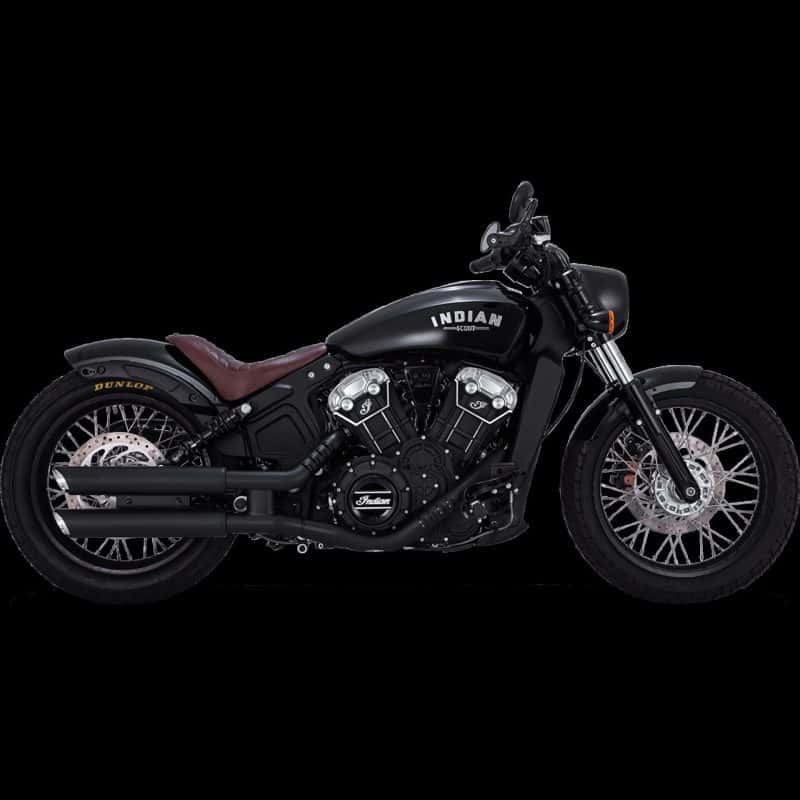 Vance and Hines — Vance & Hines 15-20 Harley-Davidson Indian Scout Twin Slash 3in PCX Slip-On Exhaust - view 1