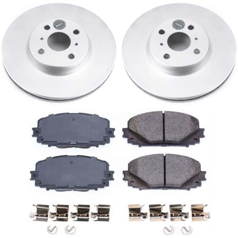 PowerStop — Power Stop 12-18 Toyota Yaris Front Z17 Evolution Geomet Coated Brake Kit - view 1