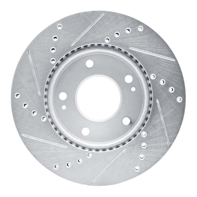 R1 Concepts — R1 10-11 Kia SOUL Front Right Drilled & Slotted Silver Brake Rotor
R1 Brake Rotor Drill - view 5
