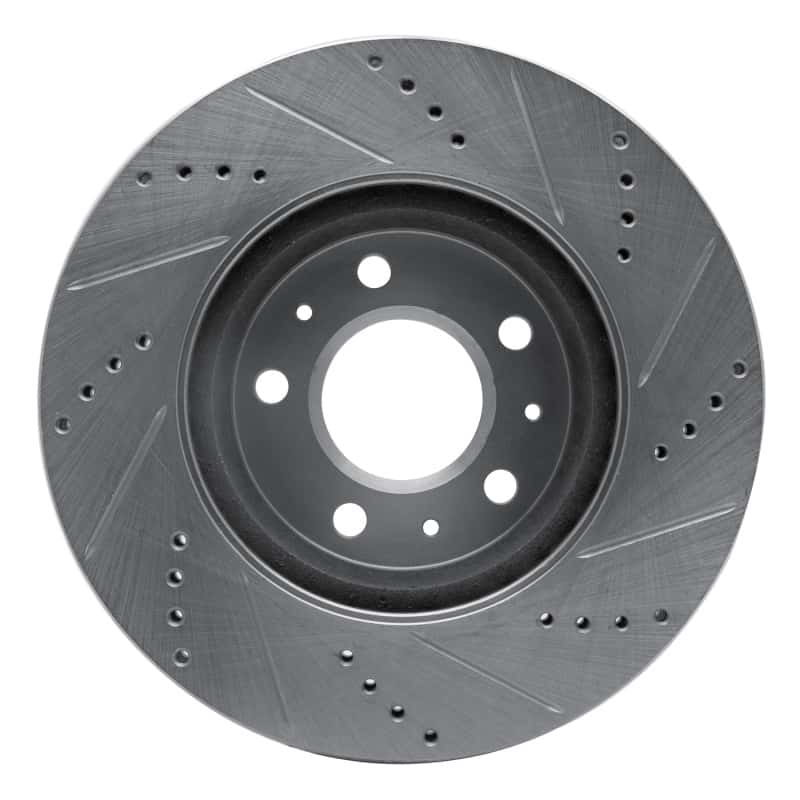 R1 Concepts — R1 03-08 Cadillac CTS Front Left Drilled & Slotted Silver Brake Rotor
R1 Brake Rotor Drill - view 5
