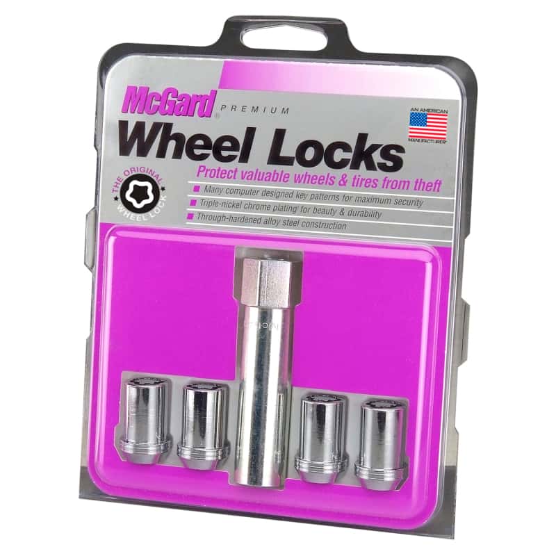 McGard — McGard Wheel Lock Nut Set - 4pk. (Tuner / Cone Seat) M12X1.5 / 13/16 Hex / 1.24in. Length - Chrome - view 6