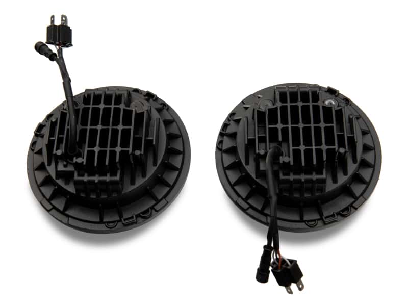 Raxiom — Raxiom 97-18 Jeep Wrangler TJ/JK Axial 7-Inch LED Headlights w/RGB Halo- Blk Hsng (Clear Lens)
Headlights - view 6