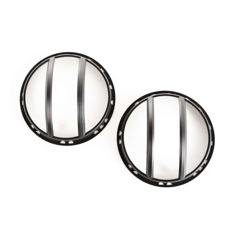 Rugged Ridge — Rugged Ridge 07-18 Jeep Wrangler JK Black Elite Pivotal Headlight Euro Guard
Head Light Guard
OFFROAD_EXTERIOR - view 2