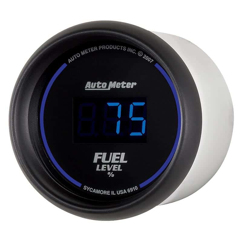 AutoMeter — Autometer Cobalt Digital 52.4mm Black Programmable Empty-Full Range Fuel Level Gauge
GA 2" FUEL UNIV CBD - view 3