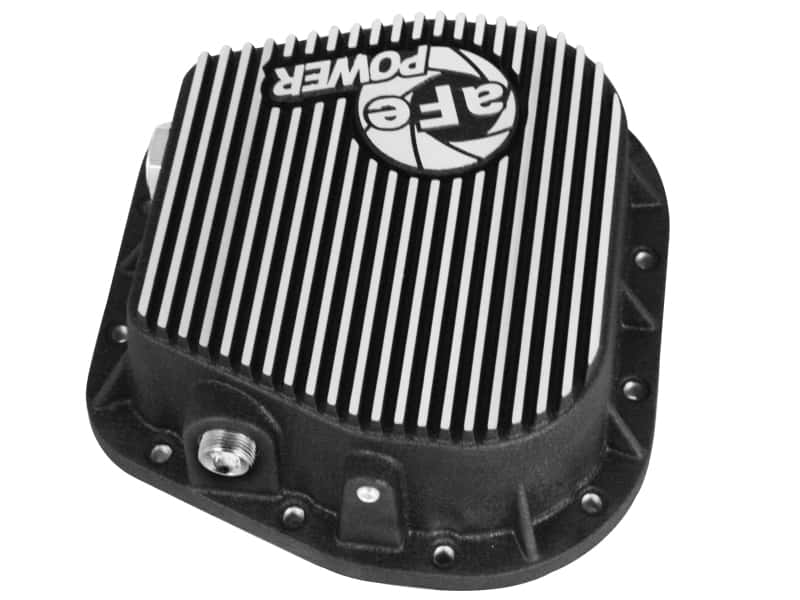 aFe — aFe Power Rear Differential Cover (Machined) 12 Bolt 9.75in 11-13 Ford F-150 EcoBoost V6 3.5L (TT)
Differential Cover - view 3