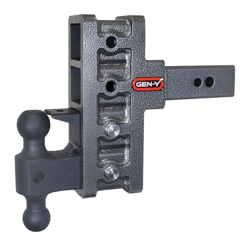 GEN-Y Hitch — Gen-Y Mega Duty 2.5in Shank 6in Offset Drop 32K Hitch w/GH-0161 Dual-Ball/GH-0162 Pintle Lock
Drop Hitch - view 1