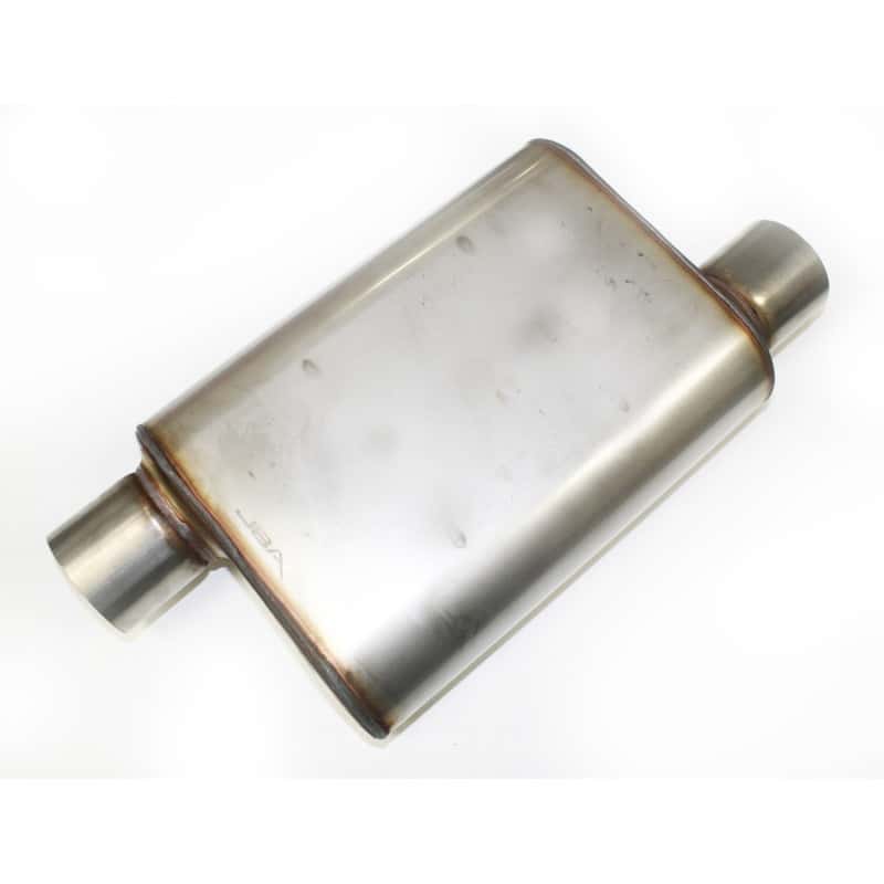 JBA — JBA Universal Chambered Style 304SS Muffler 13x9.75x4in 3in Inlet Diameter Offset/Offset
Muffler - view 1