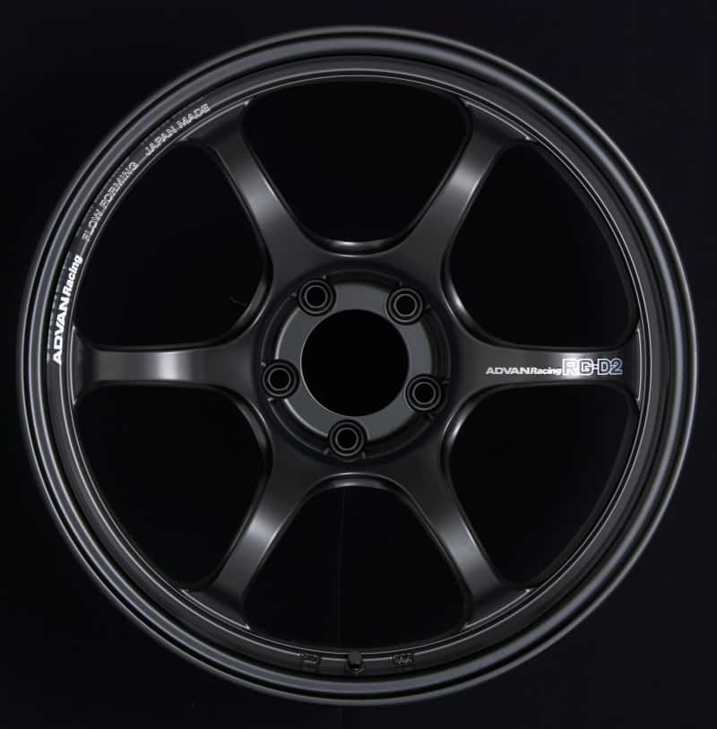 Advan — Advan RG-D2 18x9.5 +35 5x120 Semi Gloss Black Wheel - view 1