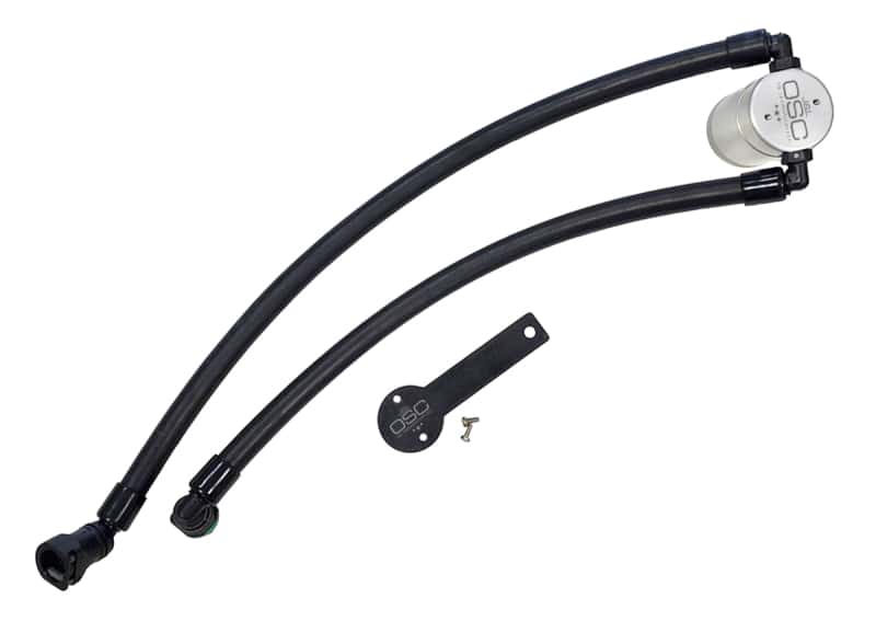 J&L — J&L 2021-2024 Ram TRX 6.2L Supercharged Passenger Side Oil Separator 3.0 - Clear Anodized
Oil Separator - view 1