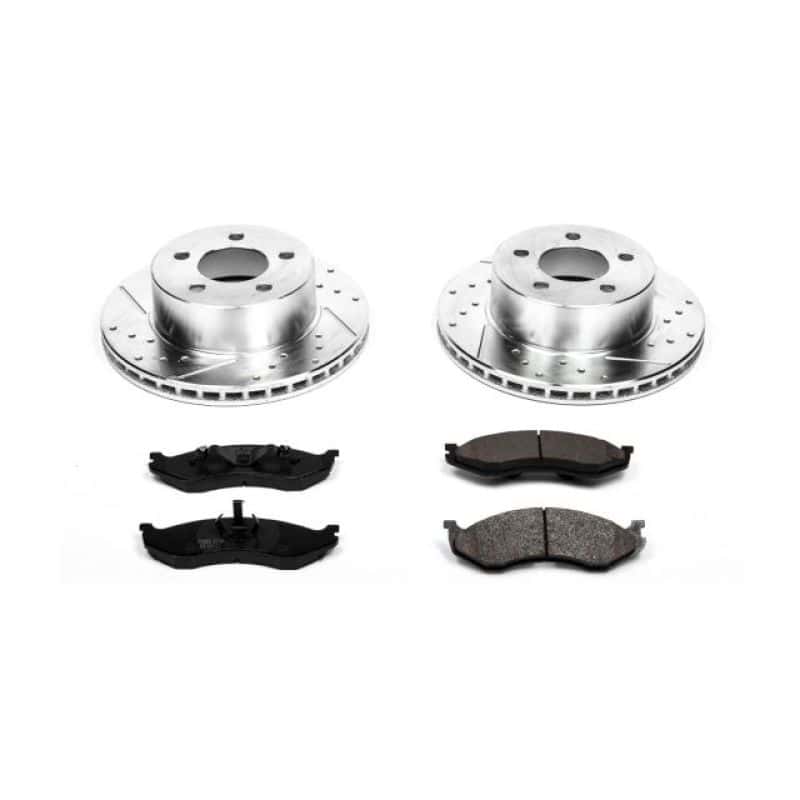 PowerStop — Power Stop 90-99 Jeep Cherokee Front Z23 Evolution Sport Brake Kit - view 1