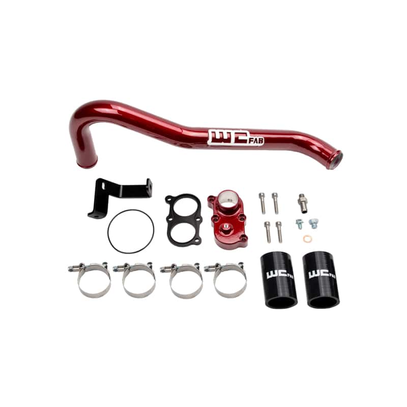 Wehrli — Wehrli 06-10 Duramax LBZ/LMM Thermostat Housing Kit - WCFab Red
Tstat H Kit 06-10 RE - view 1