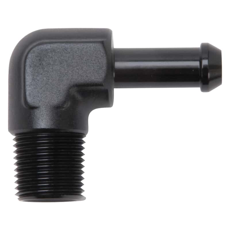 Edelbrock — Edelbrock Hose End 90-Deg 3/8In NPT to 3/8In Barb Black Anodize
KIT PARTS - view 2