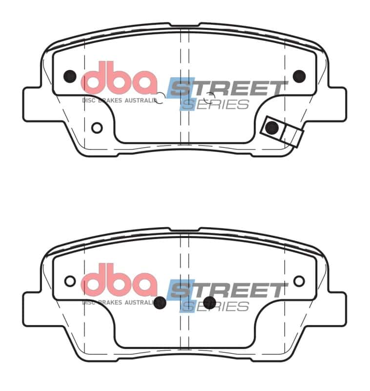 DBA — DBA 06-09 Hyundai Entourage Street Series Rear Brake Pads
Brake Pad - view 1