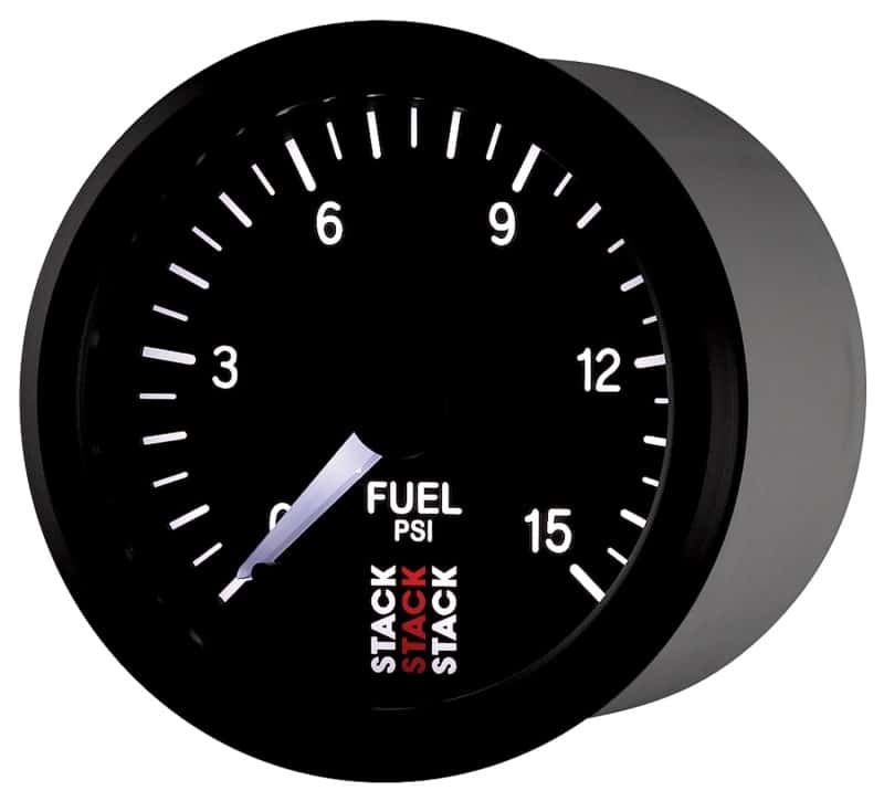 AutoMeter — Autometer Stack 52mm 0-15 PSI 1/8in NPTF Male Pro Stepper Motor Fuel Pressure Gauge - Black
Ga FP Stpr Blk 15psi - view 3