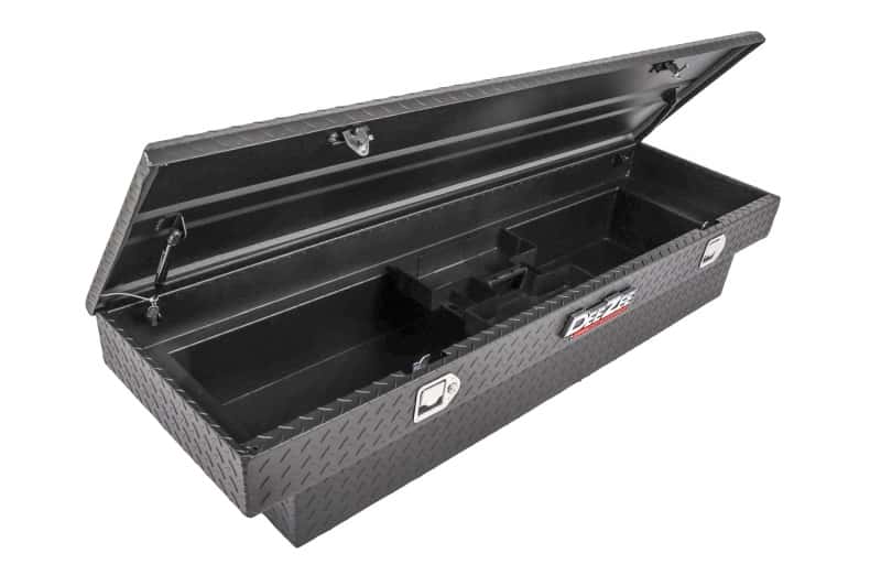 Dee Zee — Dee Zee Universal Tool Box - Red Crossover - Single Lid Black BT
ToolBxTrkBedRTR - view 2