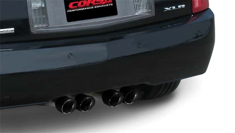 CORSA Performance — Corsa 2004-2008 Cadillac XLR 4.6L 25in Cat-Back Dual Rear w Twin 35in Black Pro-Series Tips
Exhaust - view 4