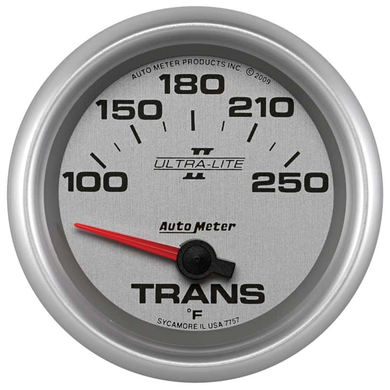 AutoMeter — AutoMeter Gauge Transmission Temp 2-5/8in. 100-250 Deg. F Electric Ultra-Lite II
2-5/8" TRANS TEMP, 1 - view 1