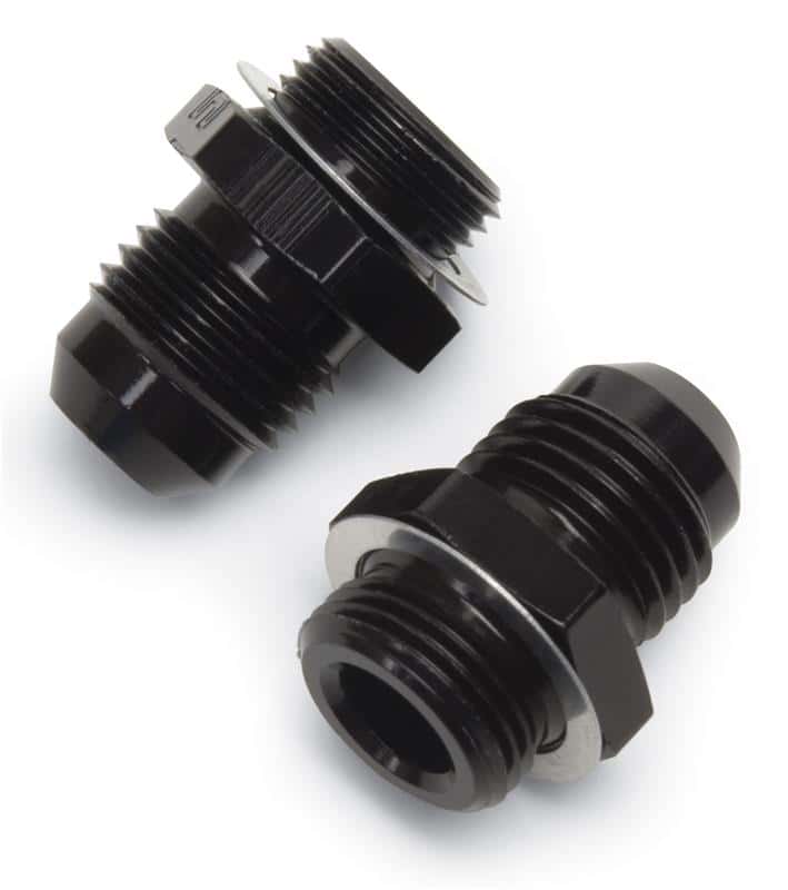 Russell — Russell Performance -6 AN Carb Adapter Fittings (2 pcs.) Black
CrbAdptFitting - view 3