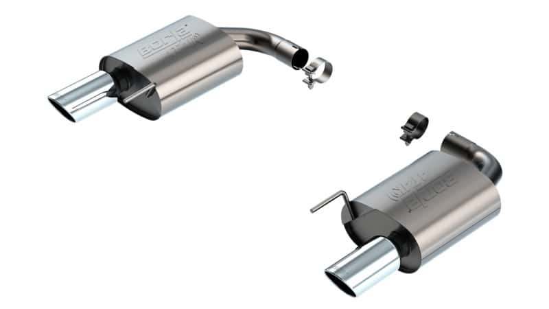 Borla — Borla 2024 Ford Mustang GT 5.0L V8 w/o Active Exhaust ATAK Axle-Back Exhaust System
Axle-Back System - view 1
