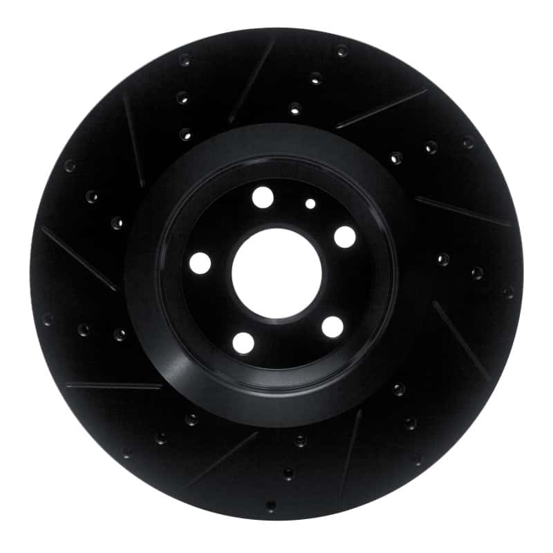 R1 Concepts — R1 12-15 Audi TTS Quattro Front Right Drilled & Slotted Black Brake Rotor
R1 Brake Rotor Drill - view 5