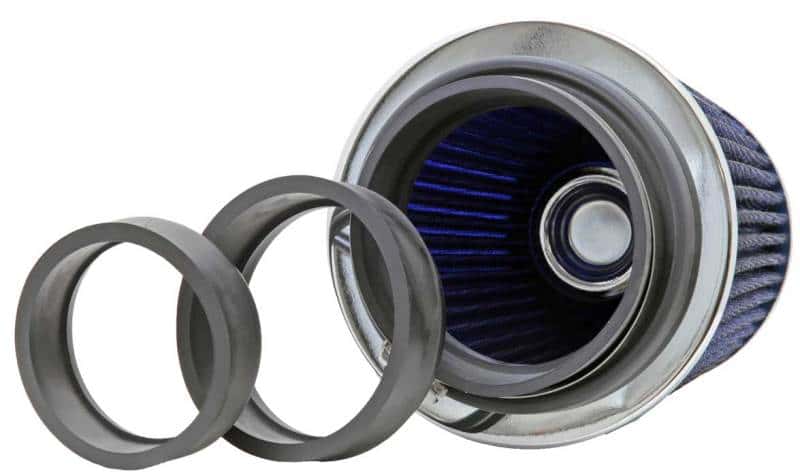 K&N Engineering — K&N Universal Air Filter Chrome Round Tapered Blue - 4in Flange ID x 1.125in Flange Length x 5.5in H
Universal Clamp-On A
Clamp-on Air Filter - view 4