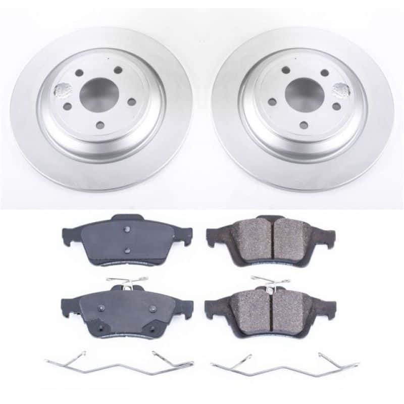 PowerStop — Power Stop 16-18 Ford Focus Rear Z17 Evolution Geomet Coated Brake Kit - view 1