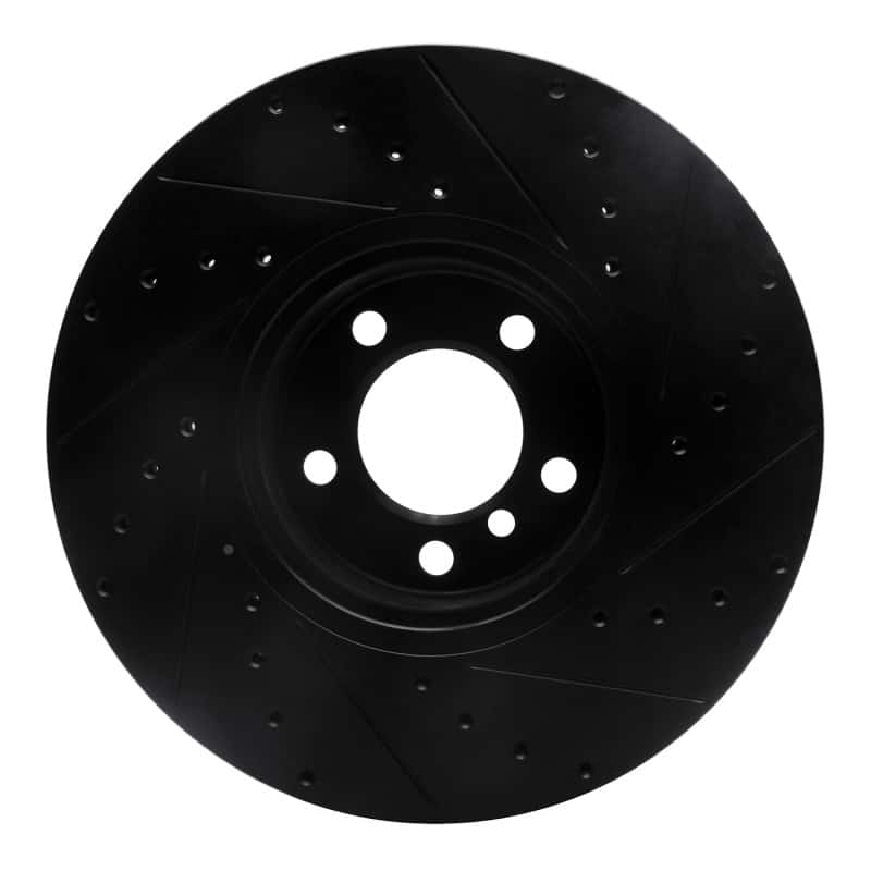 R1 Concepts — R1 12-21 BMW 228I Front Left Drilled & Slotted Black Brake Rotor
R1 Brake Rotor Drill - view 5