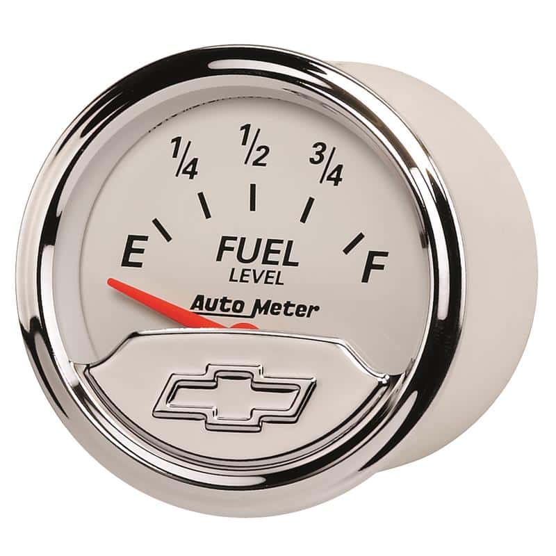 AutoMeter — AutoMeter Gauge Fuel Level 2-1/16in. 240 Ohm(e) to 33 Ohm(f) Elec Chevrolet Heritage Bowtie
GA 2" FUEL 240-33 CV - view 2