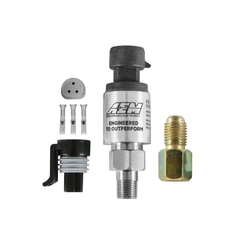 AEM — AEM 6.5 BAR MAP or 100 PSIG Stainless Steel Sensor Kit
Sensors/Connectors
Sensor Kit - view 2