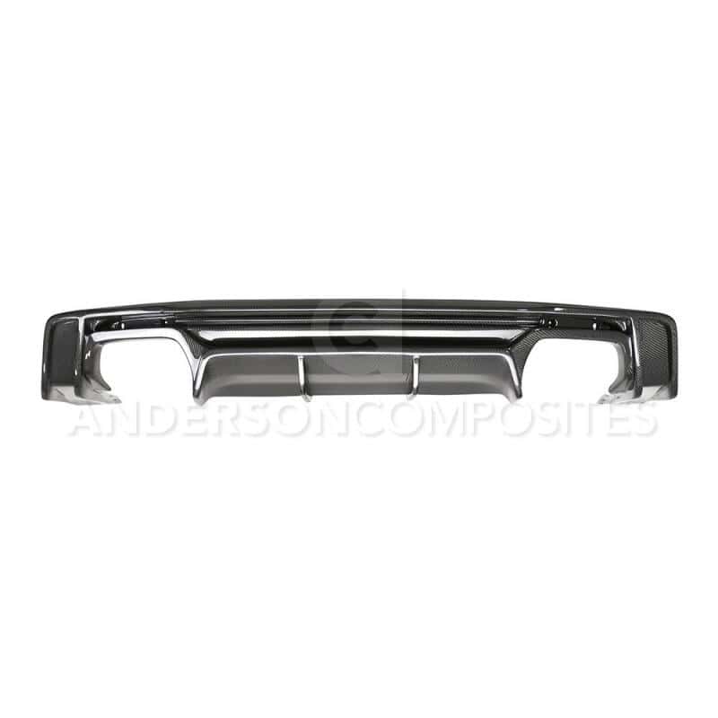 Anderson Composites — Anderson Composites 2016+ Chevy Camaro SS Type-AZ Carbon Fiber Rear Diffuser - view 3