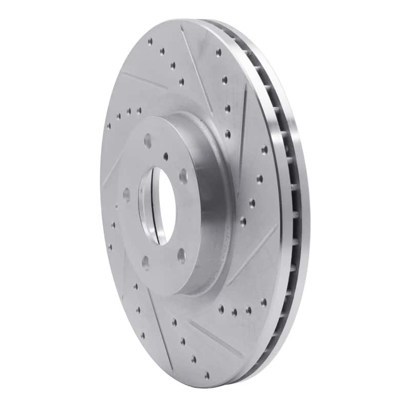 R1 Concepts — R1 09-23 Nissan 370Z Front Right Drilled & Slotted Silver Brake Rotor
R1 Brake Rotor Drill - view 2