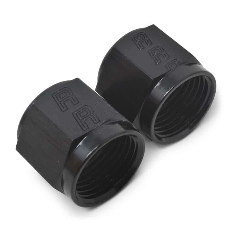Russell — Russell Performance -6 AN Tube Nuts 3/8in dia. (Black) (2 pcs.)
Adapter Fitting - view 4