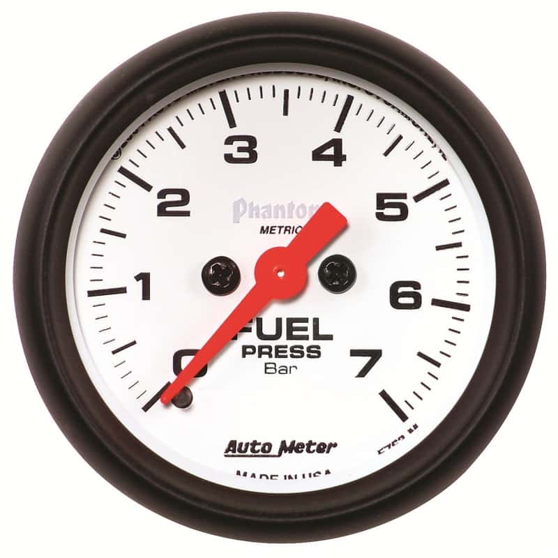 AutoMeter — AutoMeter Gauge Fuel Pressure 2-1/16in. 7Bar Digital Stepper Motor Phantom
2" FUEL PRESS, 0-7 B - view 5