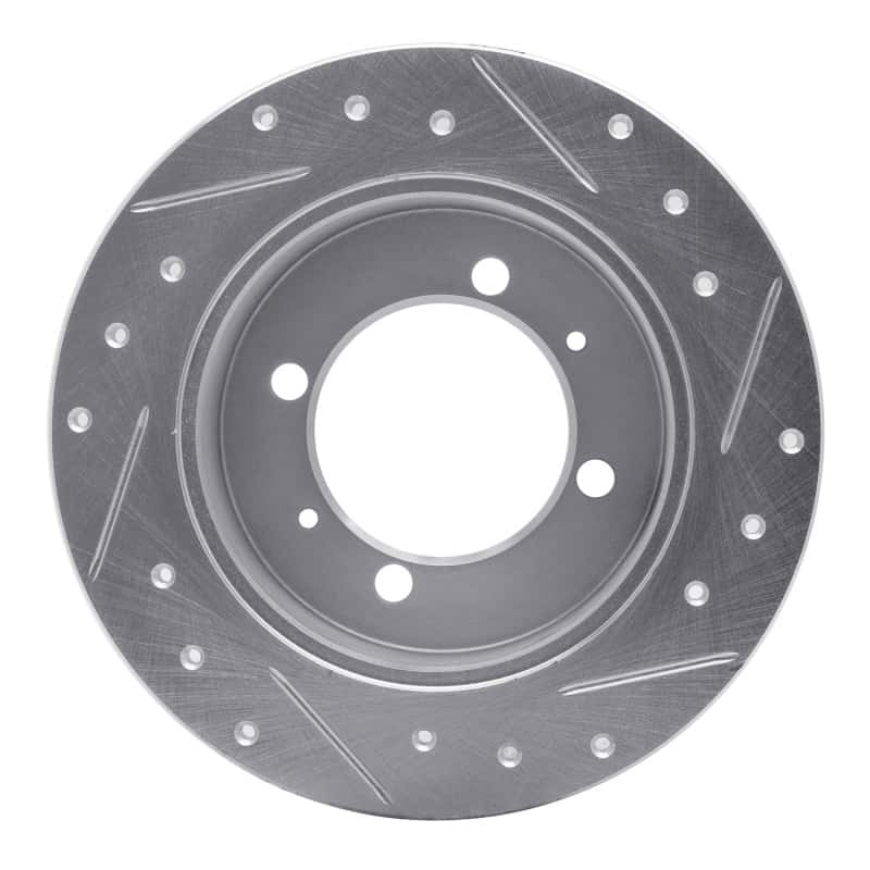 R1 Concepts — R1 94-98 Hyundai SONATA Rear Left Drilled & Slotted Silver Brake Rotor
R1 Brake Rotor Drill - view 5