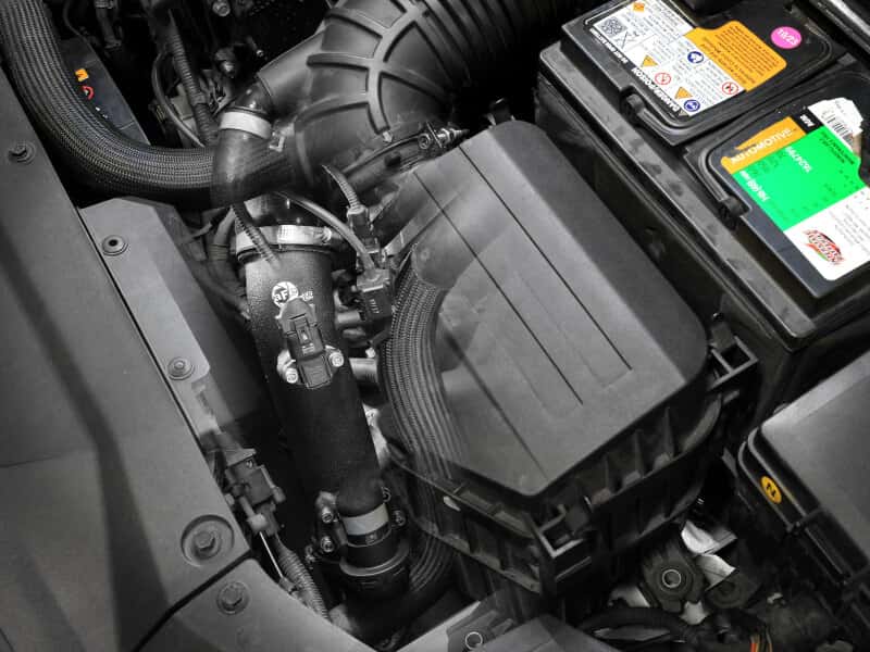 aFe — AFE 19-22 Hyundai Veloster N BladeRunner Aluminum Hot & Cold Charge Pipe Kit - Black
Charge Pipe Kit - view 9