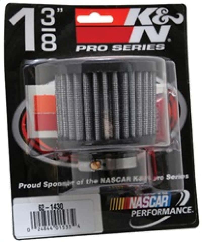 K&N Engineering — K&N 1.375in Flange ID x 3in OD x 2.5in H Rubber Base Crankcase Vent Filter
Vent Air Filter/Brea
Vent Air Filter - view 6