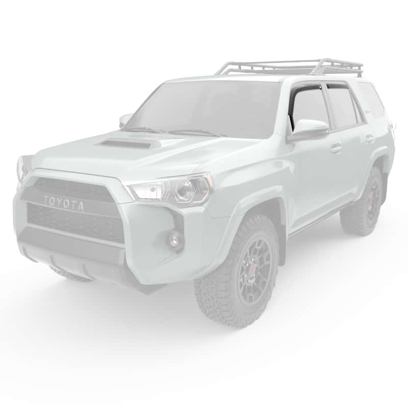 EGR — EGR 10+ Toyota 4Runner In-Channel Window Visors - Set of 4 (575221)
IN-CHANNEL SMOKE 4p
575221-IC4-S - view 4