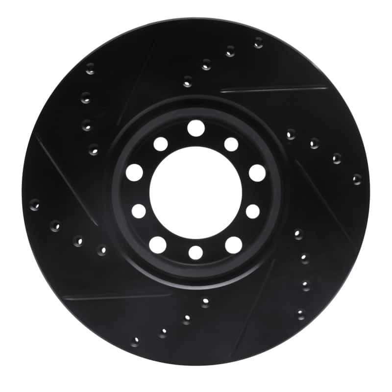 R1 Concepts — R1 79-85 Mercedes-Benz 380SEL Front Right Drilled & Slotted Black Brake Rotor
R1 Brake Rotor Drill - view 5