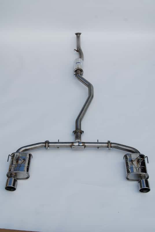 Invidia — Invidia 2022+ Honda Civic Si (1.5T) 70mm Q300 Cat Back Exhaust - Rolled SS Tips - view 1