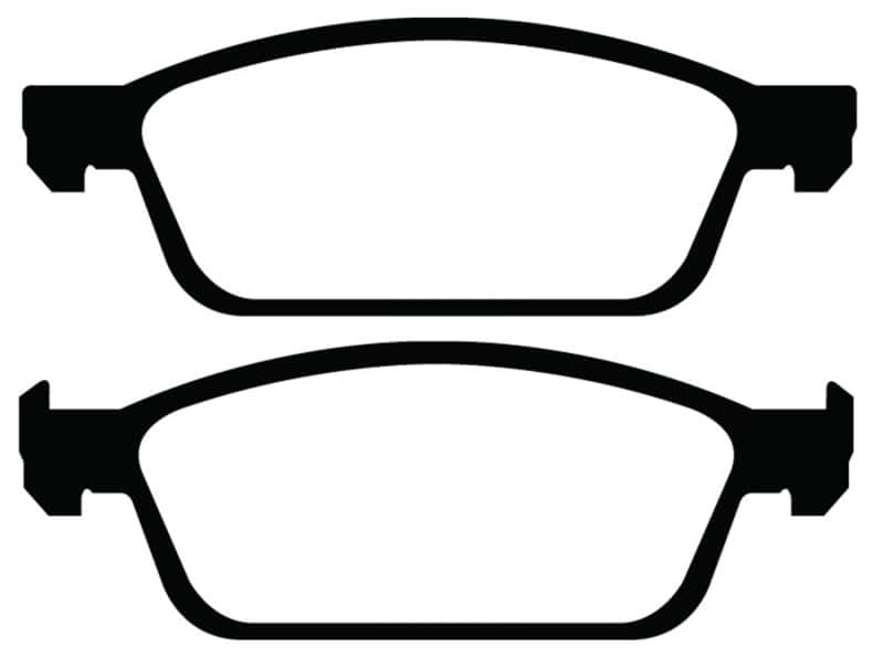 EBC — EBC 13+ Ford Escape 1.6 Turbo 4WD Ultimax2 Front Brake Pads
Disc Brake Pad - view 1