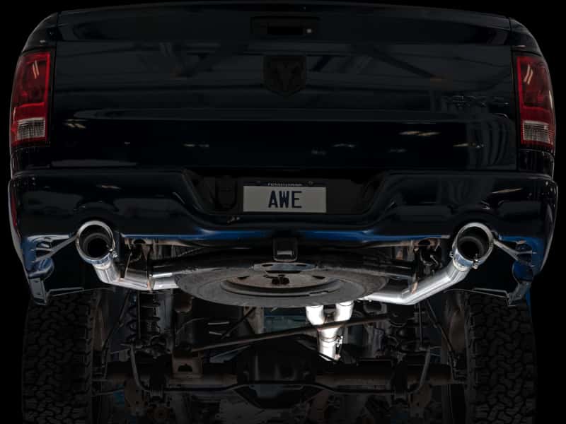 AWE Tuning — AWE Tuning 09-18 RAM 1500 5.7L (w/Cutouts) 0FG Dual Rear Exit Cat-Back Exhaust - Chrome Silver Tips
0FG Catback - view 9
