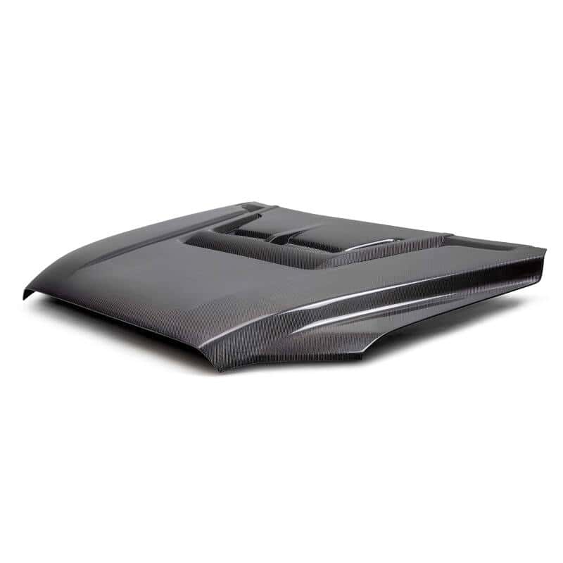 Seibon — Seibon 22-24 Toyota Tundra / 23-24 Toyota Sequoia RR-Style Carbon Fiber Hood - view 2