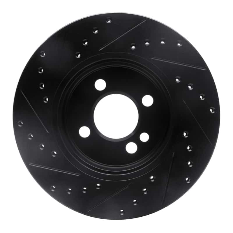 R1 Concepts — R1 07-15 Mini Cooper (Excl Clubman) Front Right Drilled & Slotted Black Brake Rotor
R1 Brake Rotor Drill - view 5