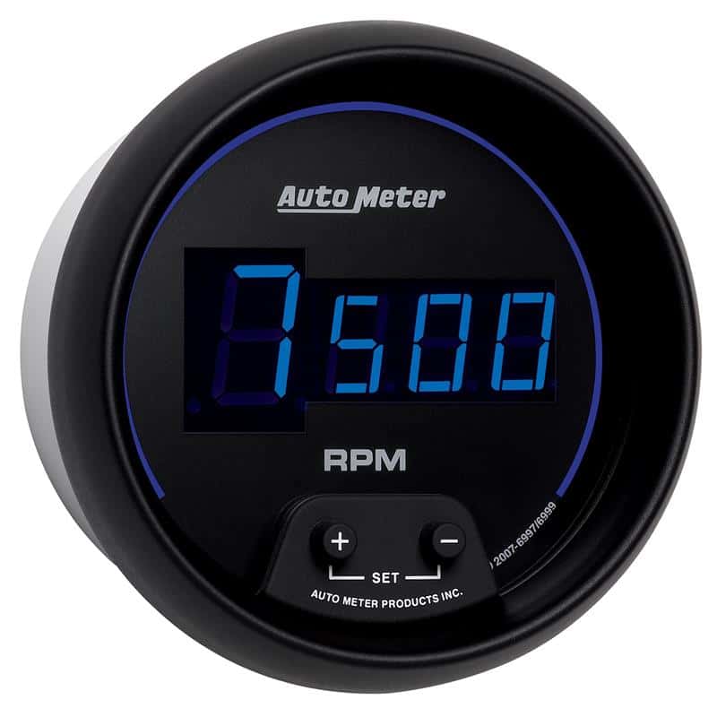 AutoMeter — Autometer Cobalt Digital 85.7mm Black In-Dash Tachometer
3.4" TACH 10kRPM CBD - view 4