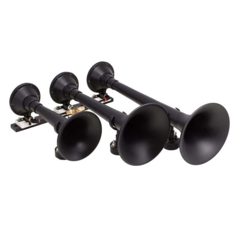 Kleinn Air Horns — Kleinn Spare Tire Kit w/ Black Triple Horns/ 150 PSI Waterproof Air Compressor / 3.0 gal Air Tank
Spare Tire Mount - view 2