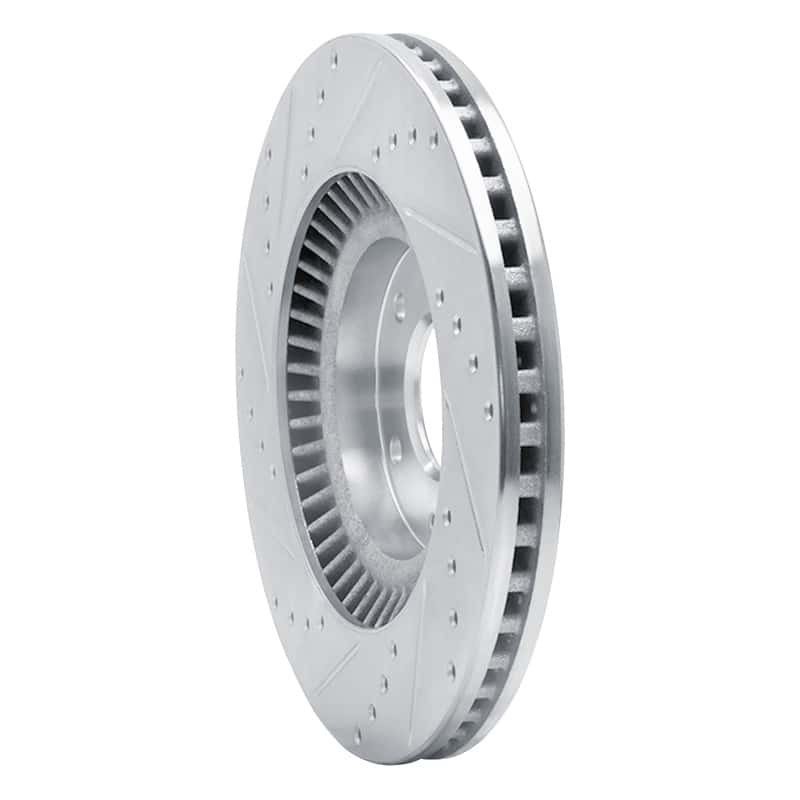 R1 Concepts — R1 13-20 Hyundai SANTA FE Front Right Drilled & Slotted Silver Brake Rotor
R1 Brake Rotor Drill - view 4