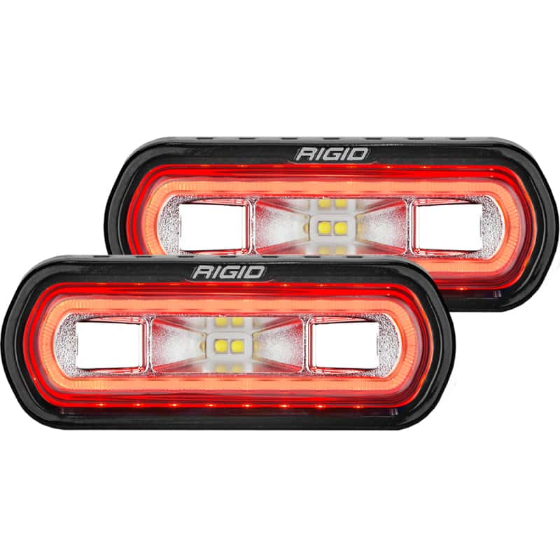 Rigid Industries — Rigid Industries SR-L Series Surface Mount LED Spreader Pair w/ Red Halo - Universal
SR-L 3W SM RED HALO/
LED LIGHT - view 1