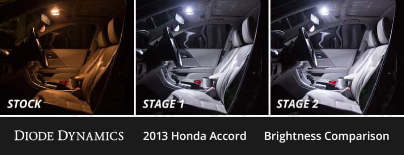 Diode Dynamics — Diode Dynamics 13-17 Honda Accord Interior LED Kit Cool White Stage 1 - view 3